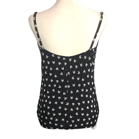 Handmade Swimsuit Women's Size Medium Black White Twist-Top Ruched One Piece - Picture 3 of 8